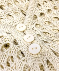 CUPSHE Summer Dresses 2022 Sonora V-neck Elastic Waist Crochet Cover Up