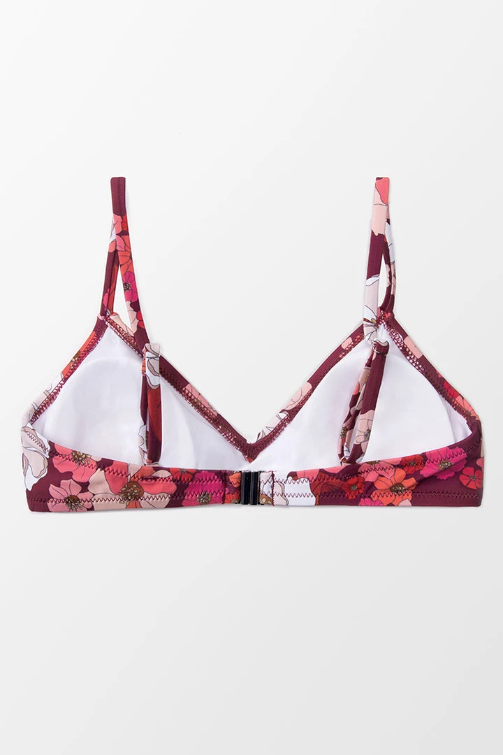 CUPSHE Paige Floral Bikini Top Bikinis