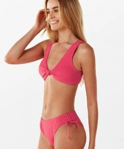 CUPSHE Rose Pink Knotted Bikini