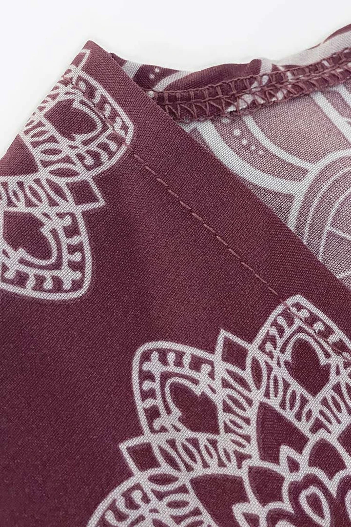 CUPSHE Cover Ups Paulina Geo Print Split Kimono