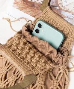 CUPSHE Accs & Clothing Beachwood Brown Braided Satchel Bag