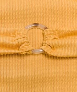 CUPSHE One Pieces Lizbeth Rib O-ring Belted One Piece Swimsuit