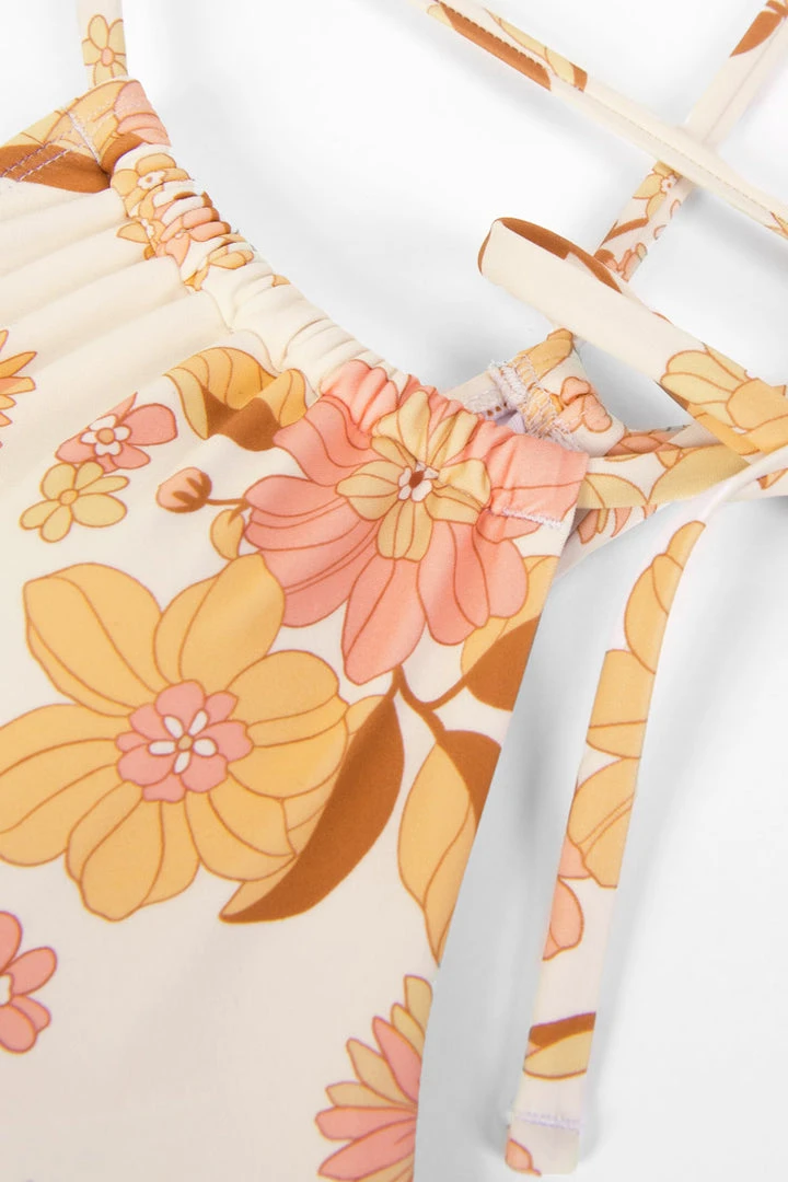 CUPSHE One Pieces Anna Floral Cut-out One Piece Swimsuit