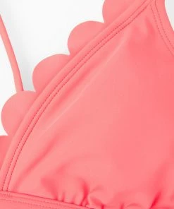 CUPSHE Swimwear UP TO 70% OFF Paluma Scalloped Bralette And Banded High Waist Bikini Set