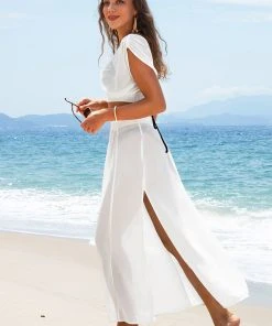 CUPSHE Summer Dresses 2022 Mabel Cover Up Top With Skirt Set