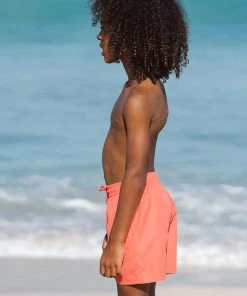 CUPSHE Coral Pop Boys’ Adjustable Volley Shorts Swimwear BOGO 40% OFF