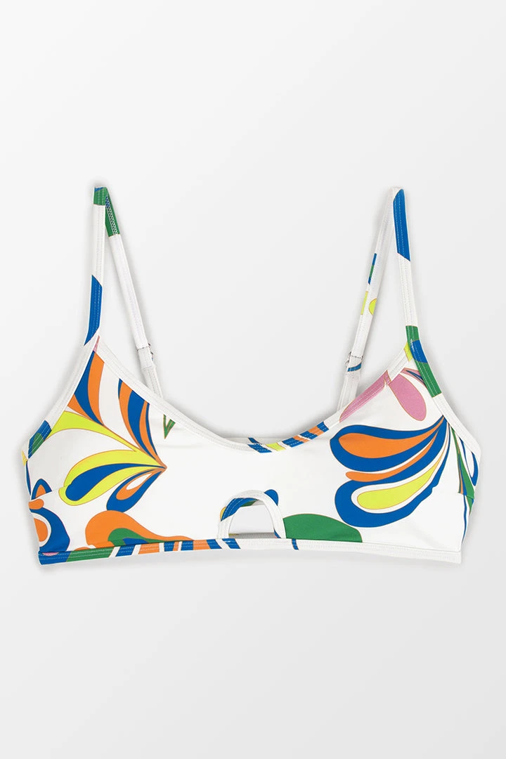 CUPSHE Swirlwind Cutout Bralette Bikini Top