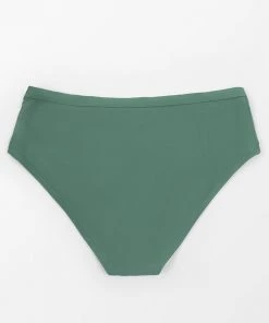 CUPSHE Braylee Green Ruched Plus Size Bikini Bottom Swimwear UP TO 70% OFF