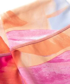 CUPSHE Retro Swirl Motion Blur Print Bike Shorts