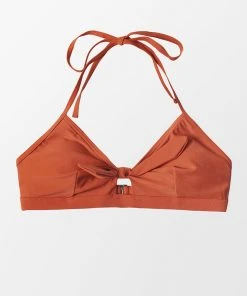 CUPSHE Meaghan Knot Halter Bikini Top Bikinis