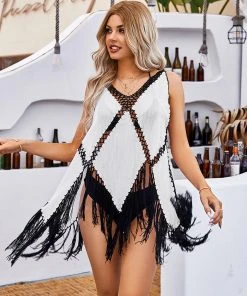 CUPSHE Aguas Blancas V-neck Cover-up Dress