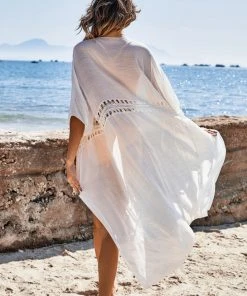 CUPSHE Cover Ups Marisa V-neck Half Sleeves Tea Length Cover Up