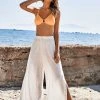 CUPSHE Cover Ups Varadero Maxi Drawstring Wide Leg Cover Up