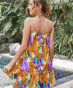 CUPSHE Imma Round Neck Loose Waisted A-Shape Dress