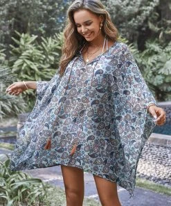 CUPSHE Delores Scoop Kaftan Cover Up Beach Dresses