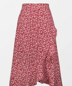 CUPSHE Dresses Honopu Red Ruffle Skirt