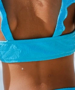 CUPSHE Summer Of Love Scoop Ruffles Girls Bikini Set