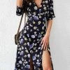 CUPSHE Lisa V-neck Normal Sleeve Maxi Dress Dresses