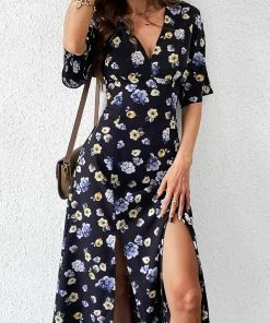 CUPSHE Lisa V-neck Normal Sleeve Maxi Dress Dresses
