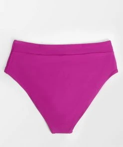 CUPSHE Swimwear UP TO 70% OFF Amira Fuchsia High Waisted Plus Size Bikini Bottom
