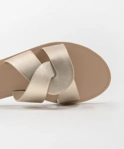 CUPSHE Sunbeam Cross Strap Slide Sandals