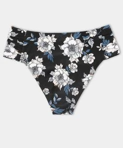 CUPSHE Swimwear BOGO 40% OFF Side Shirred Hipster Tummy Control Plus Size Bikini Bottom