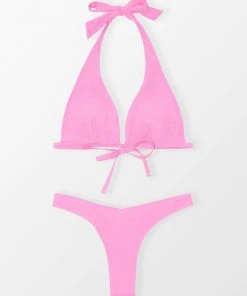 CUPSHE Summer Of Love Halter Back Tie Bikini Set Swimwear BOGO 40% OFF