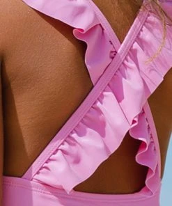 CUPSHE Summer Of Love Frill Girls Swim One Piece Swimsuit