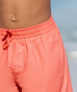 CUPSHE Coral Pop Boys’ Adjustable Volley Shorts Swimwear BOGO 40% OFF