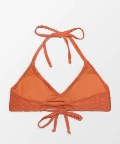 CUPSHE Bikinis Eloise Textured Halter Bikini Top