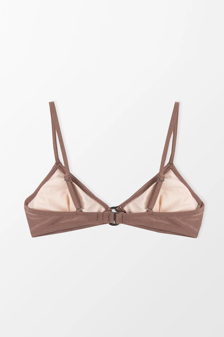 CUPSHE Golden Lurex Spliced Ring Bralette Bikini Top Swimwear BOGO 40% OFF