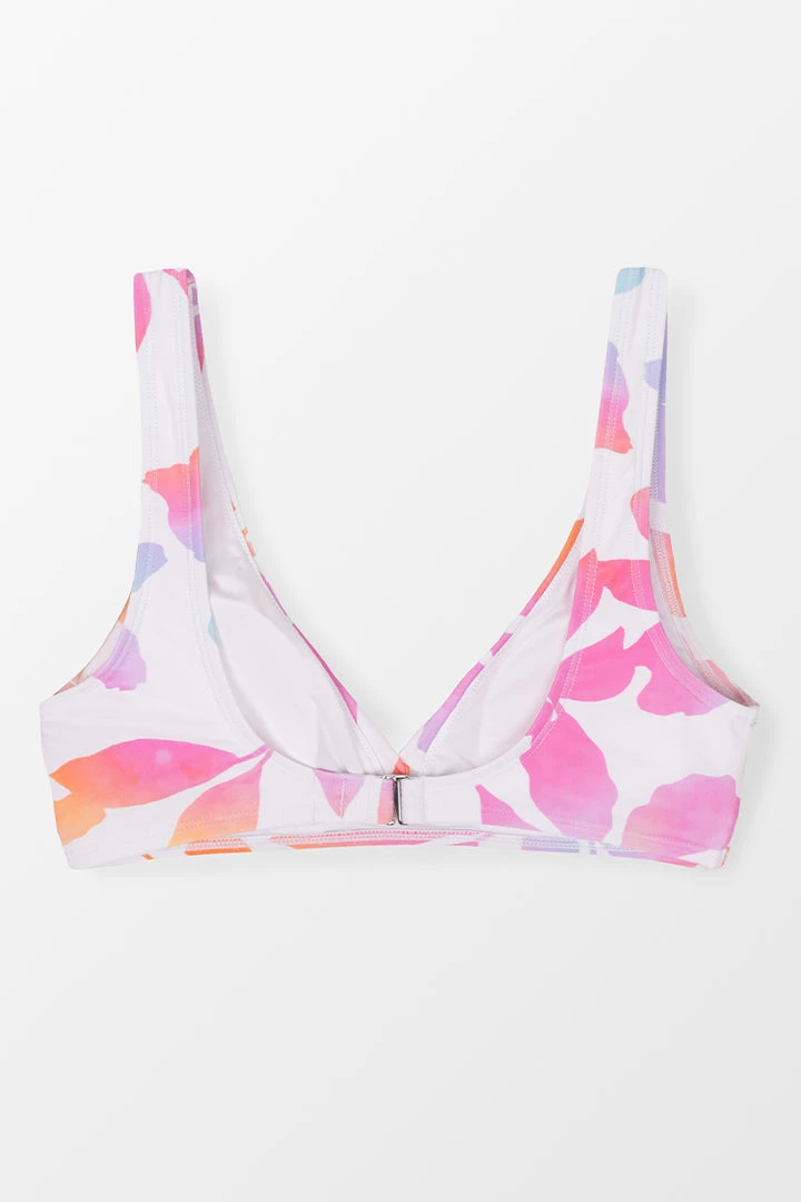 CUPSHE Wanderlust Floral Molded Wrap Front Bralette Bikini Top Swimwear UP TO 70% OFF