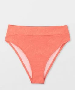 CUPSHE Summer Dreaming Banded Cheeky High Leg High Waist Bikini Bottoms Bikinis