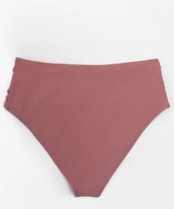 CUPSHE Swimwear BOGO 40% OFF Charmed Romance Pink Shirring Tummy Control Plus Size Bikini Bottom