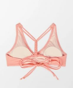 CUPSHE Bikinis Dayana Ruched Front Tie Back Bikini Top