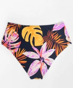 CUPSHE Swimwear UP TO 70% OFF Makayla Tropical Plus Size Bikini Bottom