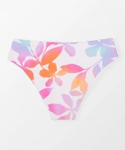 CUPSHE Swimwear UP TO 70% OFF Wanderlust Floral Side Shirred Mid-Rise Hipster Bikini Bottom