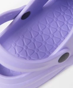 CUPSHE Bubblegum Purple Square Toe Leisure Crocs Accs & Clothing