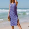 CUPSHE Summer Dresses 2022 Anita Round Neck Crochet Cover Up