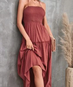 CUPSHE Mariana Backless Halter Neck Slip Dress