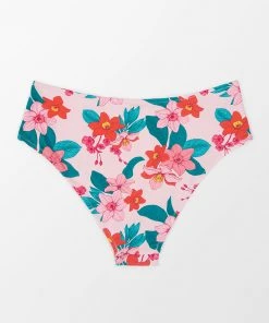 CUPSHE Dayana Floral Mid Waisted Bikini Bottom
