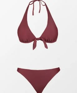 CUPSHE Bikinis Wild Ronarce Halter Hipster Bikini Set