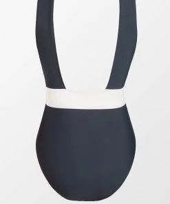 CUPSHE Saint Tropez Surplice Plunge One Piece Swimsuit One Pieces