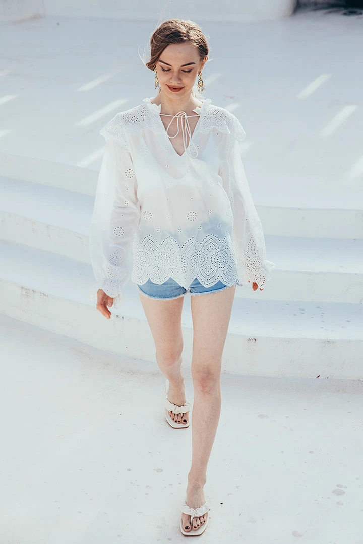 CUPSHE Makayla Pull Over Loose Waisted Top