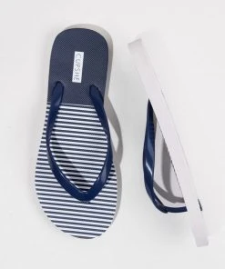 CUPSHE Accs & Clothing Amaretto Stripe Flip Flops