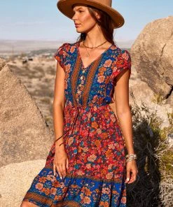 CUPSHE Jaycee V-neck Bubble Sleeve A-shape Dress