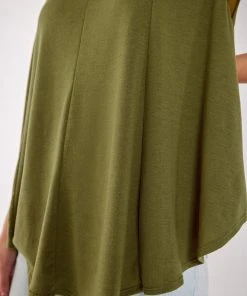 CUPSHE Beach Shirts & Tops Surfside Oversized Pull Over V-neck Sleeveless Top