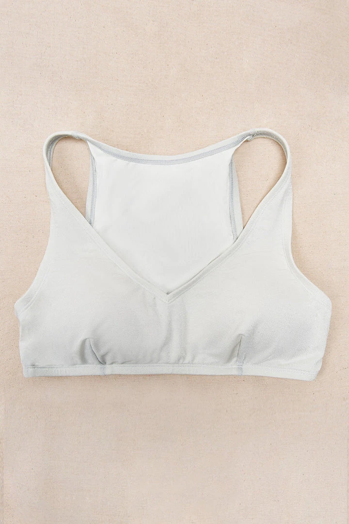 CUPSHE Madisen V-neck Cut Out Tie Plus Size Bikini Top Swimwear UP TO 70% OFF