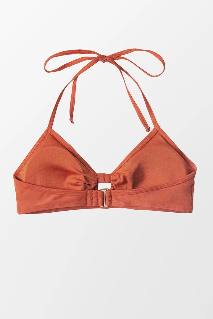 CUPSHE Meaghan Knot Halter Bikini Top Bikinis