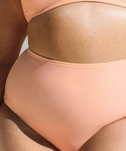 CUPSHE Nature Trip One Shoulder High Waist Tummy Control Plus Size Set Swimwear UP TO 70% OFF